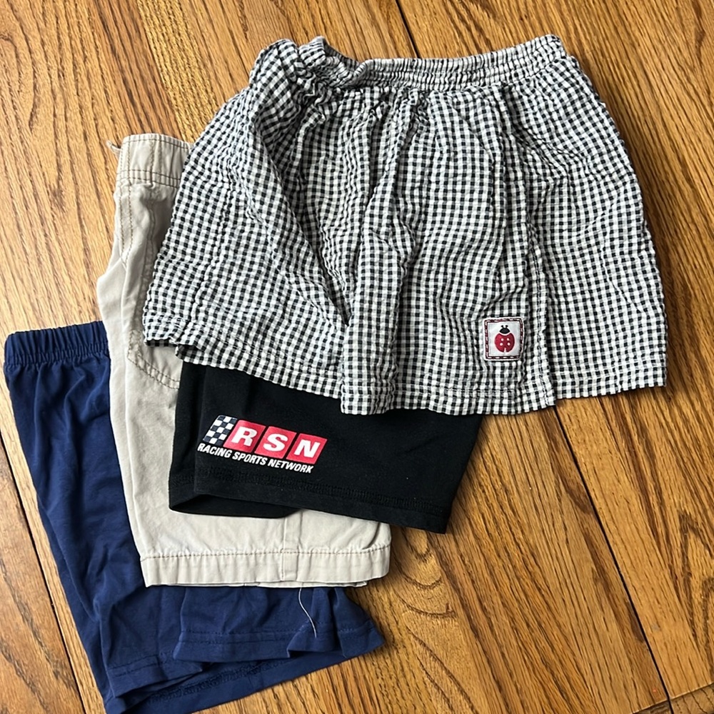 Bundle of 4 pairs of 4T toddler shorts/skorts